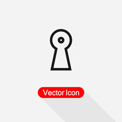 Keyhole Vector Icon