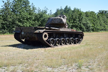 Panzer auf dem Panzerfeld bei Wahn