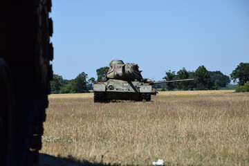 Panzer auf dem Panzerfeld bei Wahn