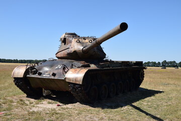 Panzer auf dem Panzerfeld bei Wahn