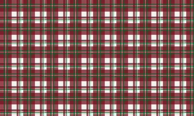 Christmas Red Green and Gold Plaid
