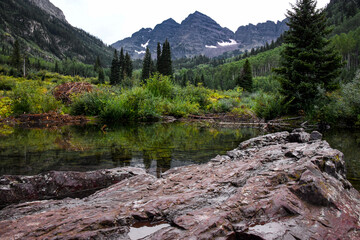 lake in the mountains