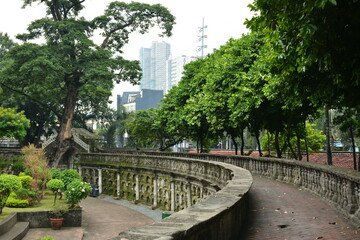 Paco park pathway in Manila, Philippines