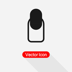 Nail Icon Vector Illustration Eps10