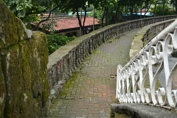 Paco park pathway in Manila, Philippines