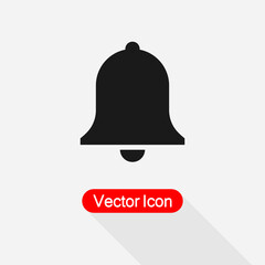 Notification Bell Icon For Incoming Inbox Message Vector Illustration Eps10