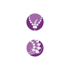 Lavender Logo Template vector symbol