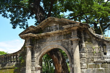 Paco park entrance gate arch design in Manila, Philippines