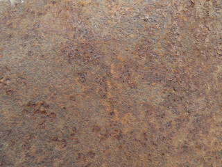 Rust texture on metal with small scratches