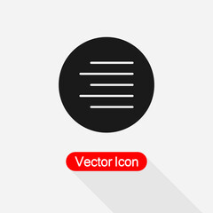 Fototapeta premium Paragraph Right Icon,Align Right Icon, Element Of Text Editor Icon Vector Illustration Eps10