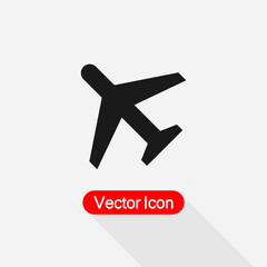 Fototapeta na wymiar Plane Icon Vector Illustration Eps10