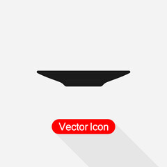 Plate Icon Vector Illustration Eps10