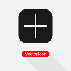 Plus Icon, Add Icon Vector Illustration Eps10