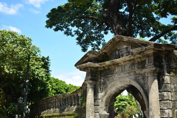 Paco park entrance gate arch design in Manila, Philippines