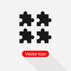 Puzzle Icon Vector Illustration Eps10