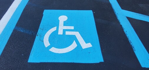 handicap parking sign