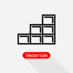 Rectangles Icon Vector Illustration Eps10