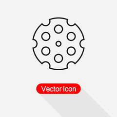 Revolver Cylinder Icon Vector Illustration Eps10