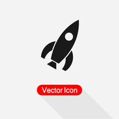 Rocket IconVector Illustration Eps10