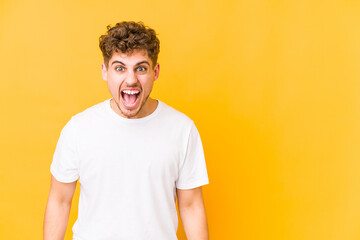 Fototapeta premium shouting very angry, rage concept, frustrated.