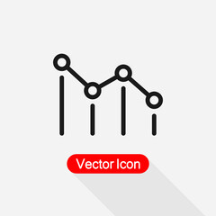  SEO Benchmark Icon, Chart Icon Vector Illustration Eps10
