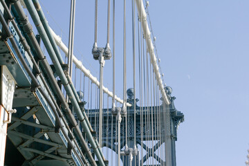 bridge structure iron metal lines