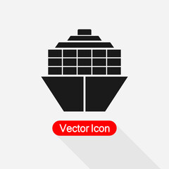 Ship Icon, Cargo Icon Vector Illustration Eps10