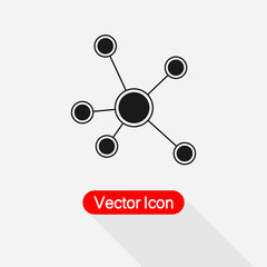 Social Network Single Icon Or Global Technology Or Social Network Icon Vector Illustration Eps10