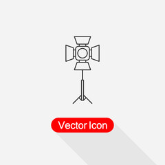 Spotlight Icon Vector Illustration Eps10