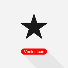 Obraz premium Star Icon Police Icon