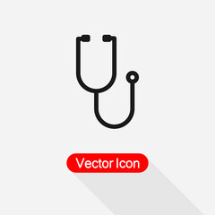 Stethoscope Icon Vector Illustration Eps10