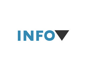 Creative design of info icon