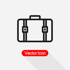 Obraz premium Suitcase Icon Vector Illustration Eps10