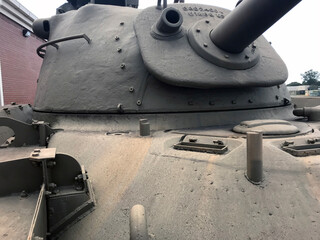 M48A1 Tank turret gun mantlet and hatches © SCJohnG