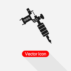 Tattoo Machine Icon Vector Illustration Eps10