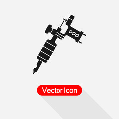 Tattoo Machine Icon Vector Illustration Eps10