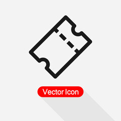 Ticket Icon Vector Illustration Eps10