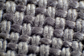 Close-up view of silk frabric.Super macro.