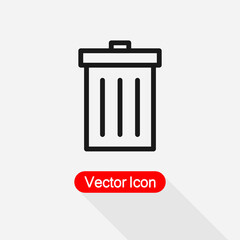 Trash Icon Vector Illustration Eps10