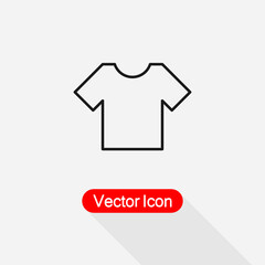 T-shirt Icon Vector Illustration Eps10