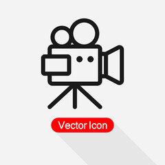 Video Camera Icon Vector Illustration Eps10