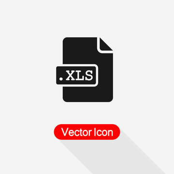 XLS File Icon Vector Illustration Eps10
