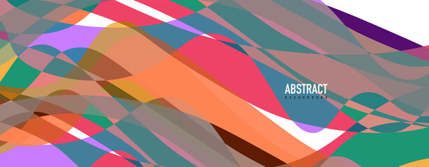 Fluid wave colorful abstract background. Dynamic colorful vibrant vector design