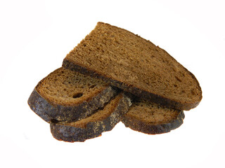 bread isolated on white background