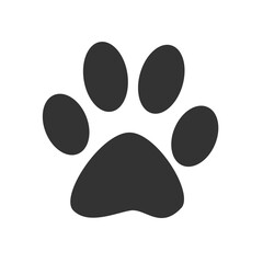 Cat print icon on white background.