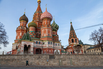 Fototapeta na wymiar St. Basil's Cathedral, Red Square, Moscow, Russia
