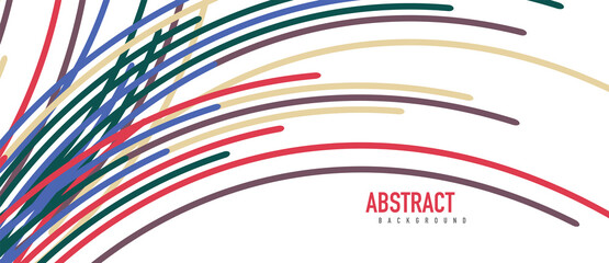 Аbstract moving colorful lines vector backgrounds for cover, placard, poster, banner or flyer