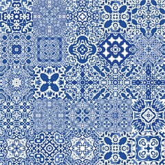 Antique portuguese azulejo ceramic.