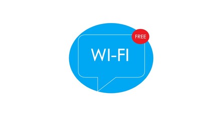 Free WiFi icon symbol. wifi zone.