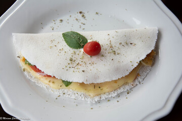 tapioca with berries